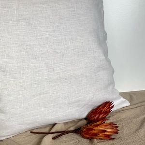 Linen pillow cover